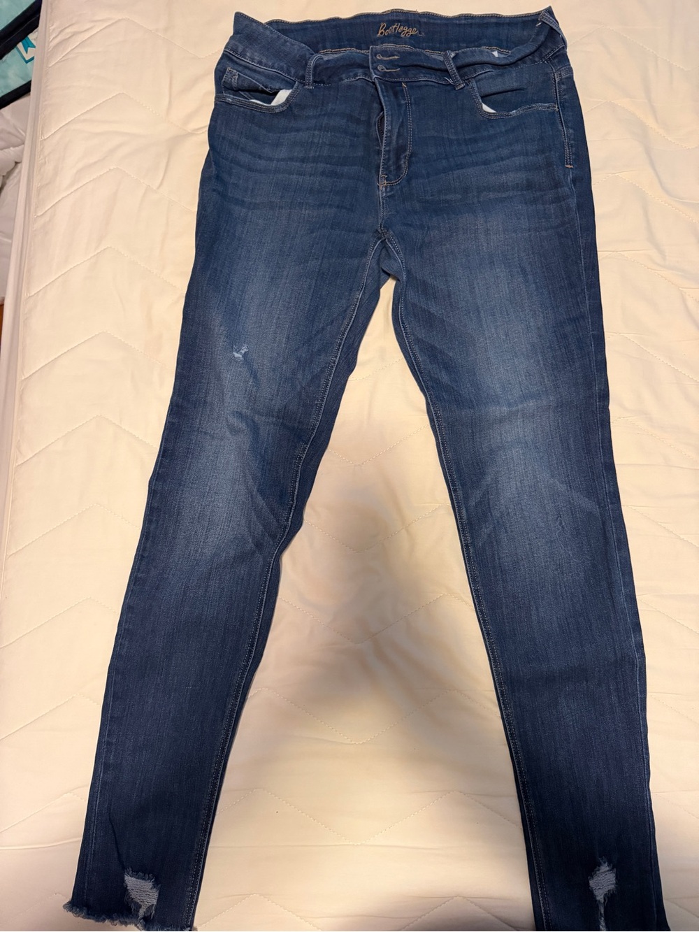 Women's Dark Blue Skinny Jeans